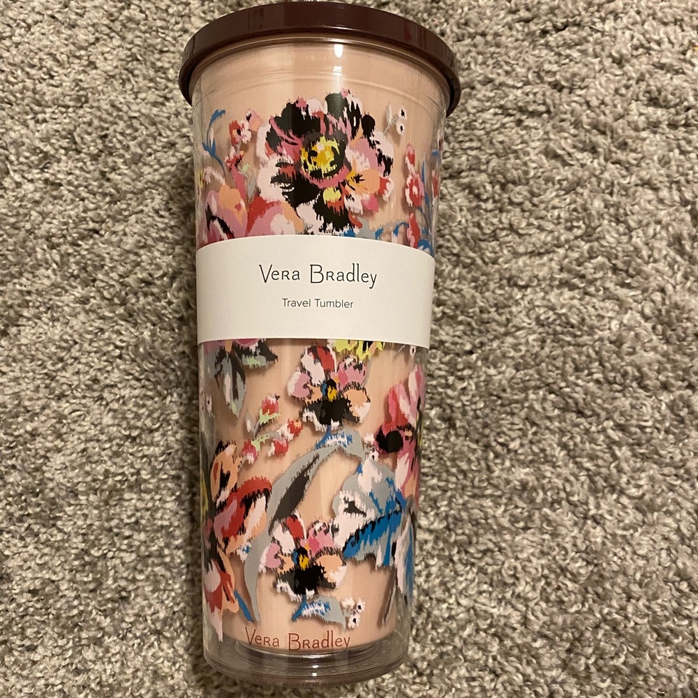 Vera Bradley double wall tumbler